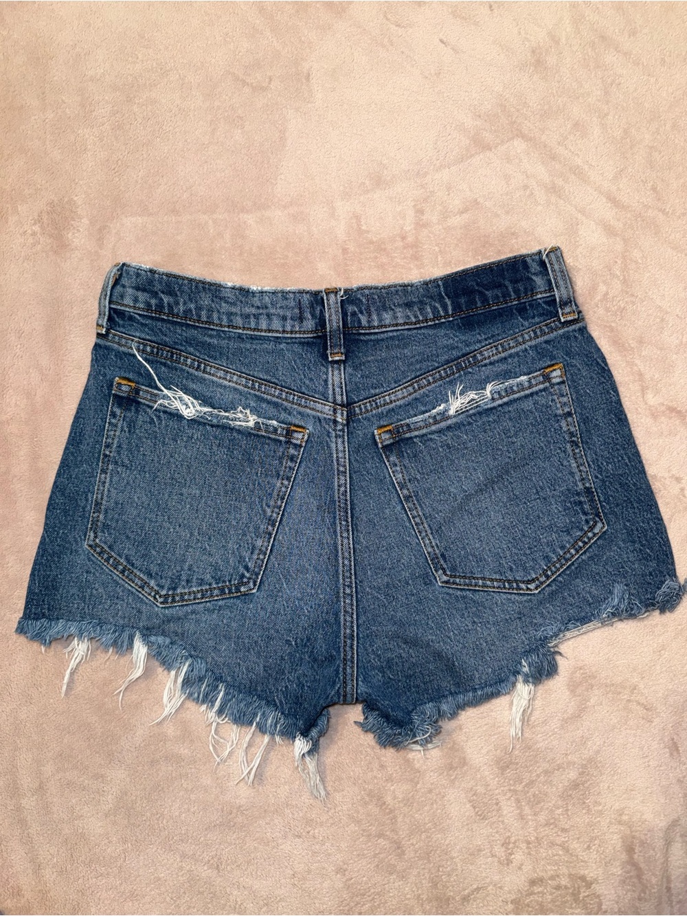 Abercrombie & fitch the mom high rise distressed short size 28 - Picture 2 of 8
